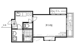 MaisonHarmony 1Kの間取図画像