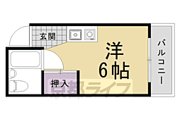 プルミエール ワンルームの間取図画像