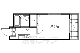 めぞん一刻 202 ｜ 京都府京都市右京区嵯峨天龍寺油掛町（賃貸マンション1K・2階・19.44㎡） その2