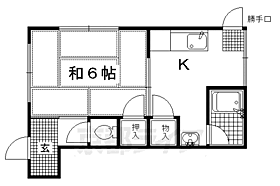 伊勢川ハイツ 101 ｜ 京都府京都市北区出雲路立テ本町（賃貸アパート1K・1階・22.60㎡） その2