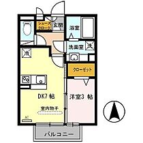 ラ・フルール西高松 203 ｜ 和歌山県和歌山市西高松２丁目（賃貸アパート1DK・2階・29.25㎡） その2