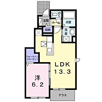 カンタービレ西浜II 101 ｜ 和歌山県和歌山市西浜1018-1（賃貸アパート1LDK・1階・45.19㎡） その2