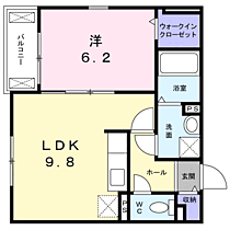 フォレスタ・高松III 205 ｜ 和歌山県和歌山市西高松２丁目16-1（賃貸アパート1LDK・2階・39.44㎡） その2