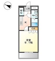 ボヌール 202 ｜ 和歌山県和歌山市井戸（賃貸マンション1K・2階・30.90㎡） その2