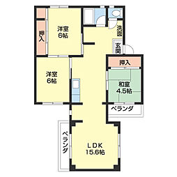 間取図画像 3LDK