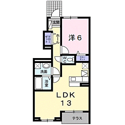 間取図画像 1LDK