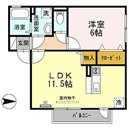 間取図画像 1LDK
