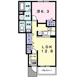 間取図画像 1LDK