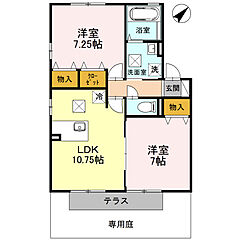 物件の間取り