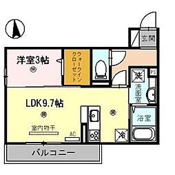 ノヴァ・グランデ 1LDKの間取図画像