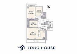 ローズハイツ武蔵小杉 3LDKの間取図画像