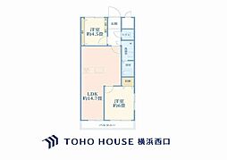 たまプラーザハイム 2LDKの間取図画像