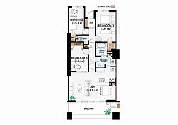 間取図画像 3LDK