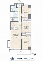 間取図画像 3LDK
