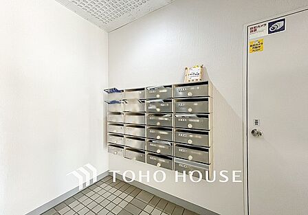 取り出しやすい郵便受け。