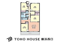 ベルググランデ横浜ベイパーク 4SLDKの間取図画像