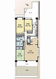 間取図画像 3LDK