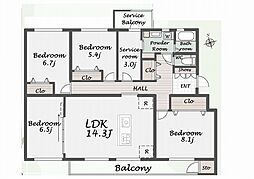 間取図画像 4SLDK