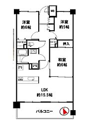 リステージ新杉田 3LDKの間取図画像