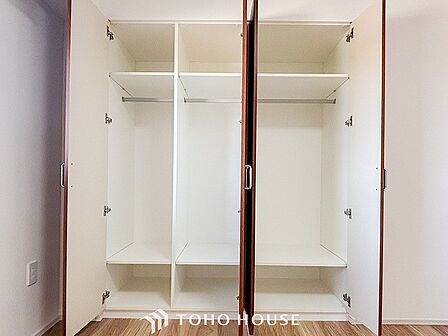 暮らし心地を大きく左右する収納を適材適所に配置。