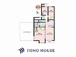 新川崎グランドハイツ 3LDKの間取図画像
