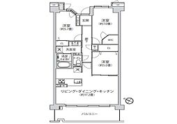 間取図画像 3LDK