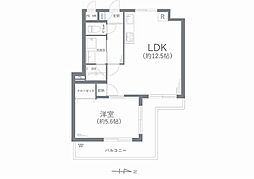 ライオンズマンション井土ヶ谷第5 1LDKの間取図画像