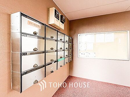 取り出しやすい郵便受け。
