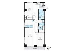 エミネンス東戸塚 2LDKの間取図画像