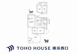 ガーデン南山手4号棟 5LDKの間取図画像