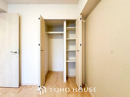 大容量の収納もあり、生活しやすい居住スペース。