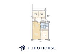 グリーンコーポ鶴見 3LDKの間取図画像