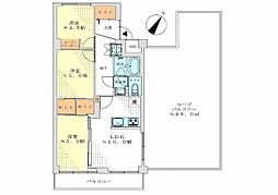 グリーンコーポ大倉山C棟 3LDKの間取図画像