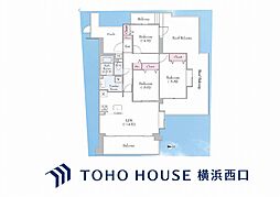 サンヴェール市が尾 3LDKの間取図画像