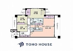 ルネたまプラーザB棟 3LDKの間取図画像