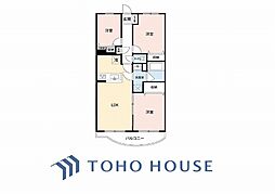 妙蓮寺ダイヤモンドマンション 3LDKの間取図画像