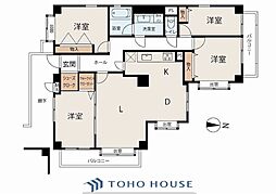 クリオ鎌倉岡本ホームズ 4LDKの間取図画像