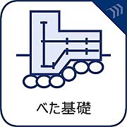 【ベタ基礎】)強度が高く耐震性も優れ、またシロアリ対策としても効果が期待できます。