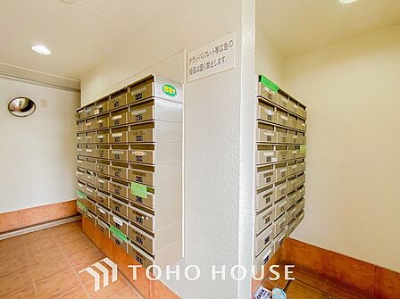 取り出しやすい郵便受け。