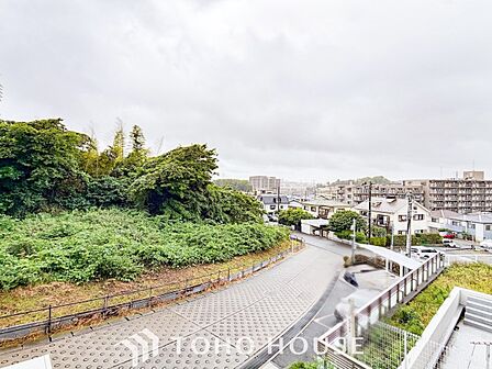開放的で気持ちの良い眺望と青い空を満喫できます。