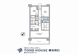 テラス横浜富岡 3LDKの間取図画像