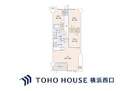 レーベン横浜山手ONEWARDCOURT 3LDKの間取図画像