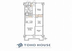 グリーンプラザ川崎 2SLDKの間取図画像