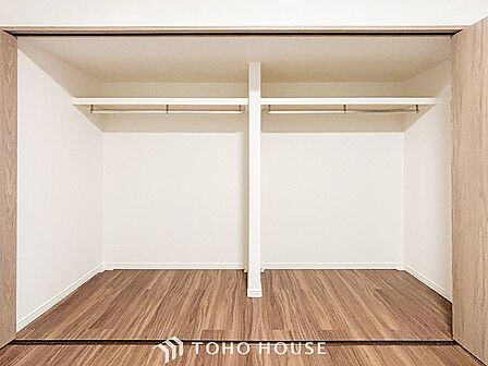 暮らし心地を大きく左右する収納を適材適所に配置し、使い勝手を考慮しました。