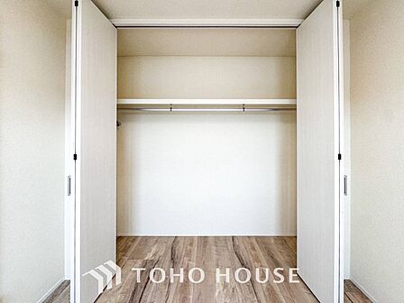 住まいの快適性を左右する収納は欲しい場所に使い勝手のよい収納を確保しています。