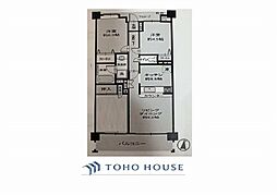 日神パレステージ横浜阪東橋 3LDKの間取図画像