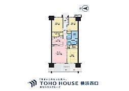 ザクス 3LDKの間取図画像
