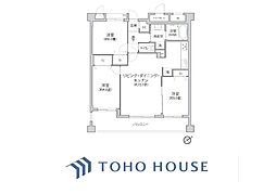 クレッセント新横浜ツインズウエスト 3LDKの間取図画像