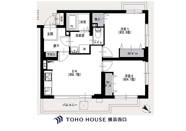 間取りを拡大表示