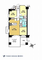 ルネサンス戸塚テラス 3LDKの間取図画像